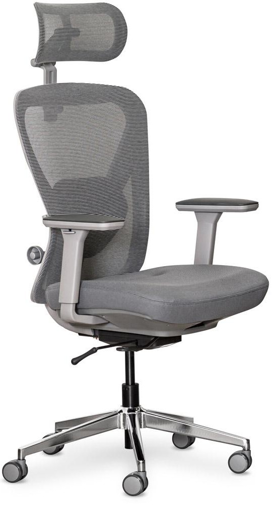 Крісло офісне Mealux Q1 Air Fabric Grey (HF Q-1 F/G)